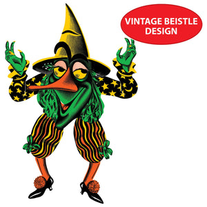 Beistle Vintage Halloween Jointed Witch Goblin