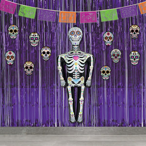 Beistle Day of the Dead Sugar Skull Cutouts