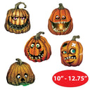 Beistle Creepy Jack-O-Lantern Cutouts