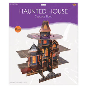 Bulk Haunted House Cupcake Stand (12 Pkgs Per Case) by Beistle