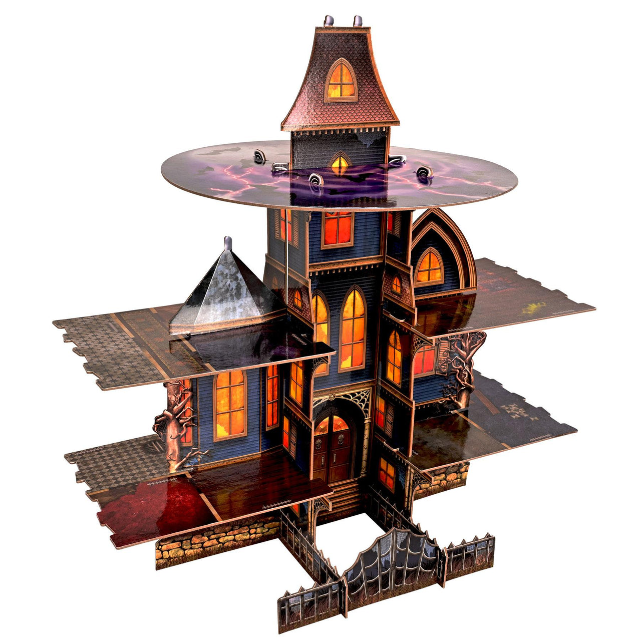 Beistle Halloween Haunted House Cupcake Stand (12 Per Case)