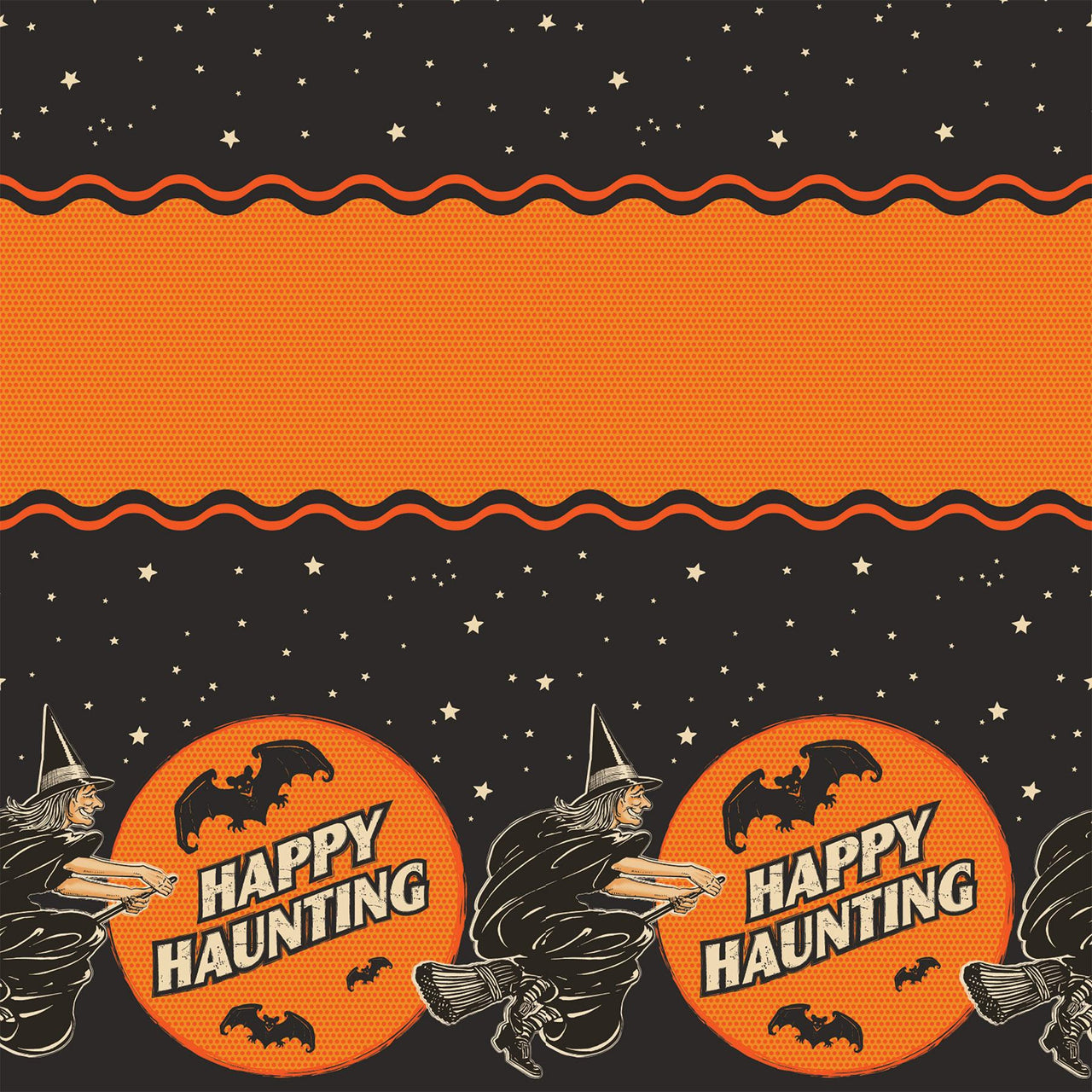 Bulk Vintage Halloween Tablecover (Case of 12) by Beistle