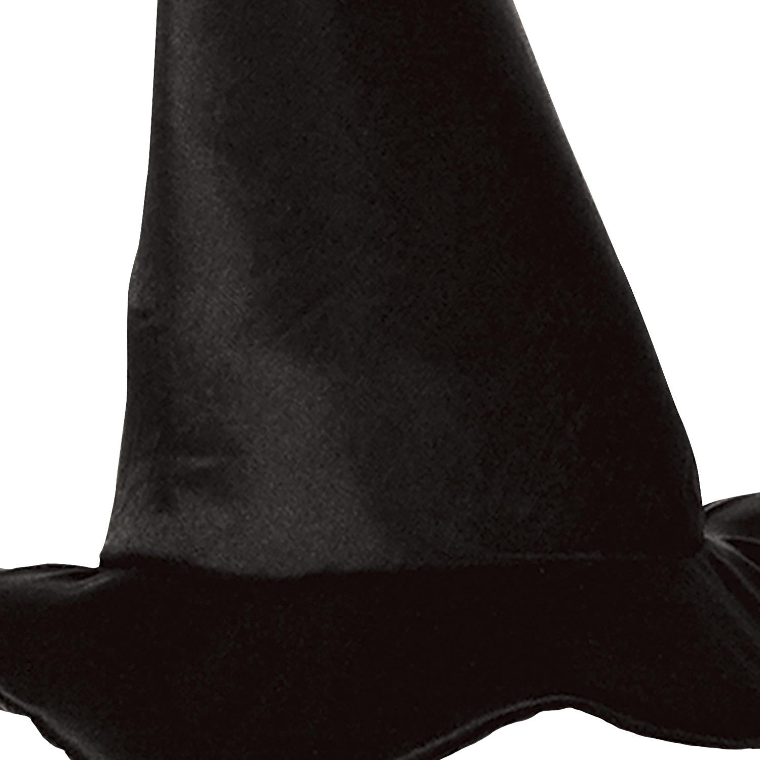 Beistle Halloween Satin-Soft Black Witch Hat