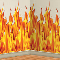 Bulk Flame Backdrop (Case of 6) by Beistle