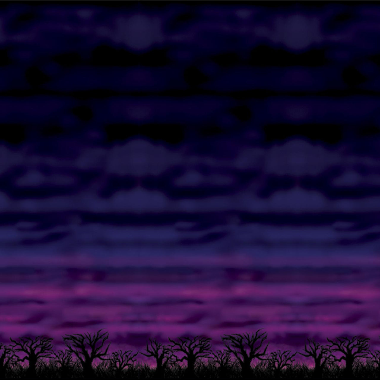 Beistle Halloween Spooky Sky Backdrop