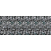 Beistle Halloween Stone Wall Backdrop