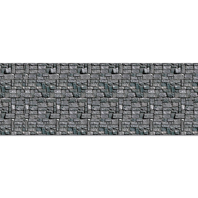 Beistle Halloween Stone Wall Backdrop
