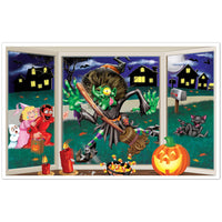 Halloween Crashing Witch Insta-View Decoration