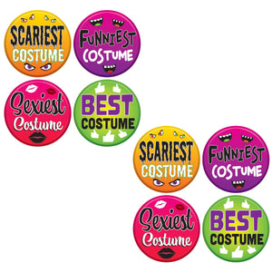 Bulk Halloween Costume Buttons (Case of 48) by Beistle