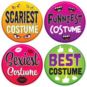 Beistle Halloween Costume Buttons (Case of 48)