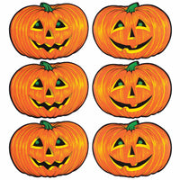 Beistle Halloween Jack-O-Lantern Cutouts
