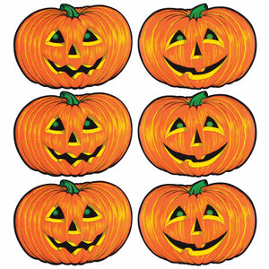 Beistle Halloween Jack-O-Lantern Cutouts