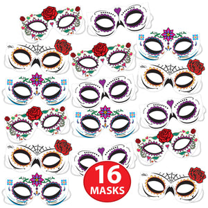 Beistle Day Of The Dead Half Masks