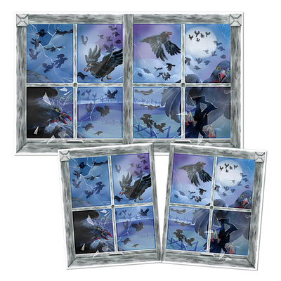 Halloween Bird Attack Insta-View Decoration