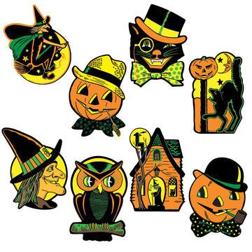 Packaged Vintage Halloween Cutouts