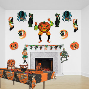 Halloween Party Supplies - Packaged Halloween Cutouts