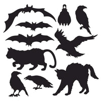 Beistle Halloween Silhouettes (10/Pkg)