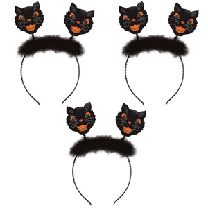 Bulk Vintage Halloween Cat Boppers (Case of 12) by Beistle