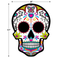 Beistle Plastic Day of the Dead Sugar Skull Yard Signs