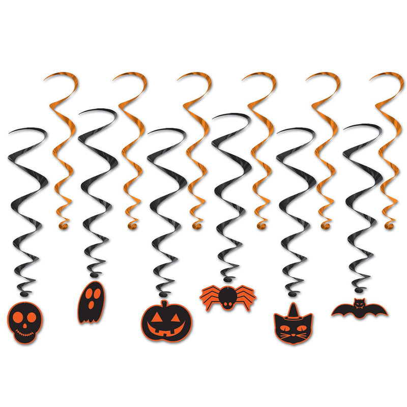 Beistle Halloween Whirls (12/Pkg)