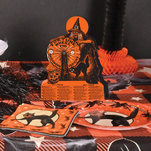 Bulk Vintage Halloween Witch Fortune Wheel Game (Case of 12) by Beistle