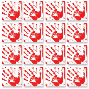 Bloody Handprints Luncheon Napkins