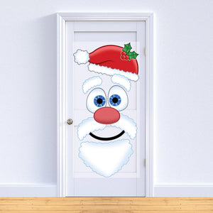 Santa Face Door Decoration