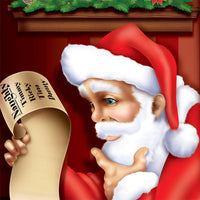 Bulk Santa Restroom Door Cover (Case of 12) by Beistle