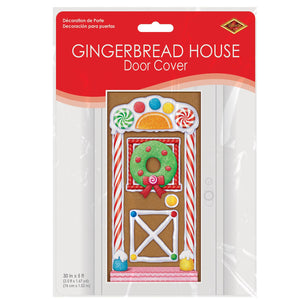 Bulk Gingerbread House Door Cover (Case of 12) by Beistle