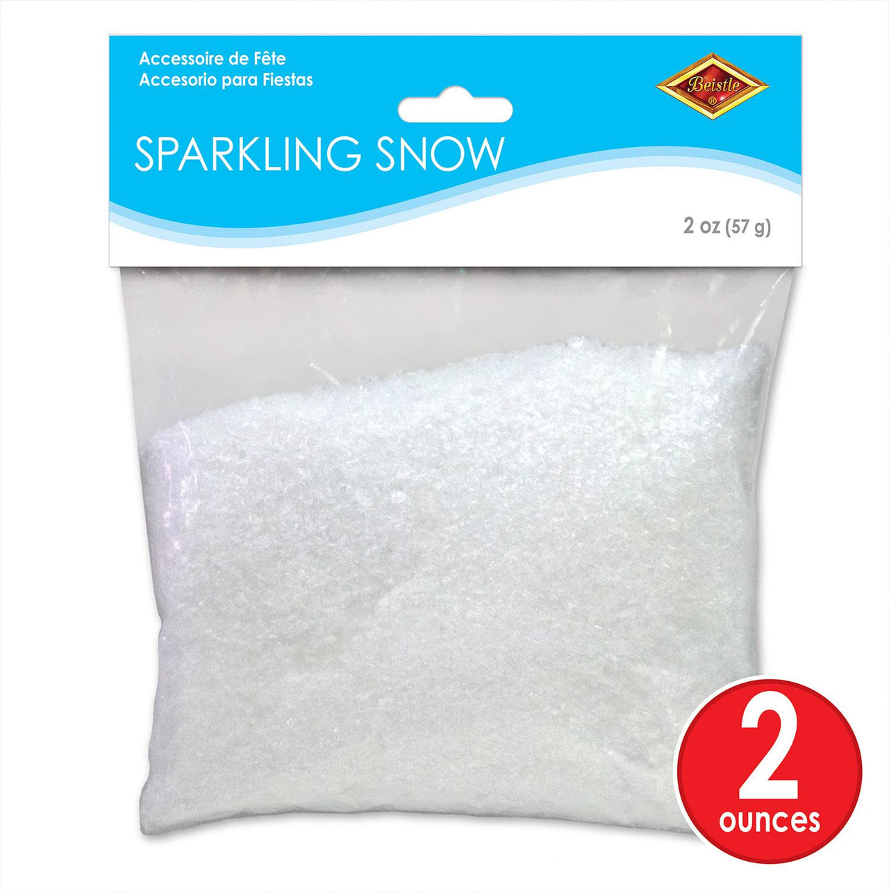 Bulk Sparkling Snow Decoration (12 Packages/Case) by Beistle