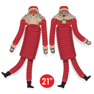 Bulk Vintage Christmas Santa Tissue Dancers (Case of 24) by Beistle