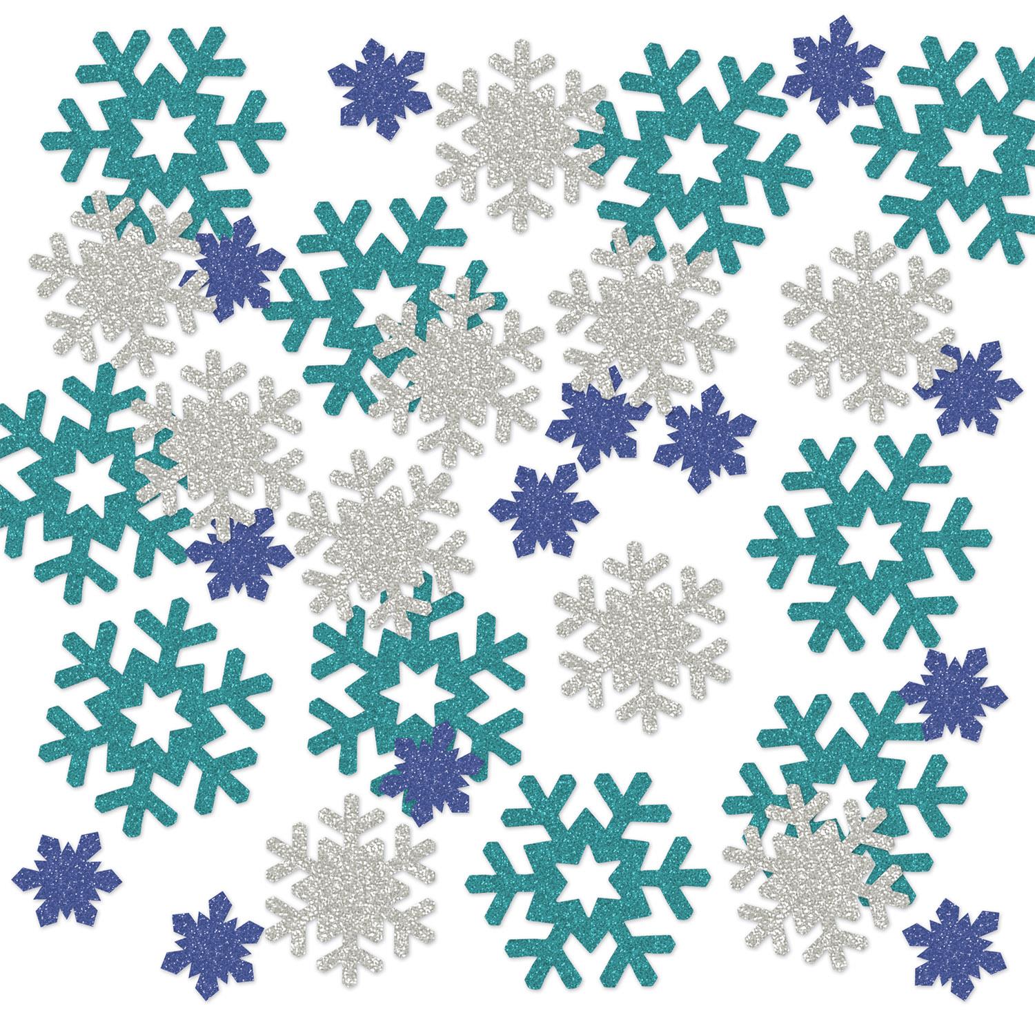 Christmas Snowflake Deluxe Sparkle Confetti (0.5 Oz/Pkg)