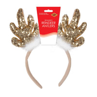 Bulk Sequined Reindeer Antlers (Case of 12) by Beistle