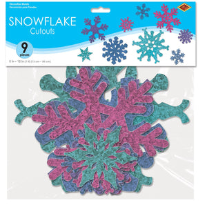 Bulk Snowflake Cutouts (Case of 108) by Beistle