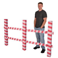 Beistle 3-D Candy Cane Fence Prop