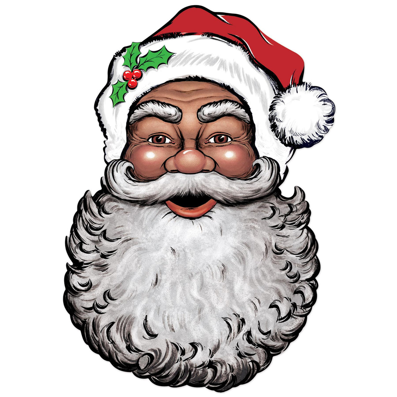 Display Santa Face Cutout - 26 inch, Christmas Decorations