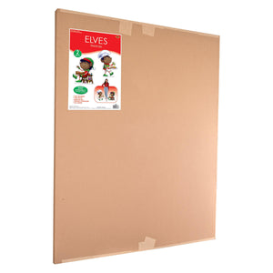 Beistle Elves Stand-Ups - Christmas/Winter Novelty - 29 Inch x 24 Inch & 33.5 Inch x 25.25 Inch