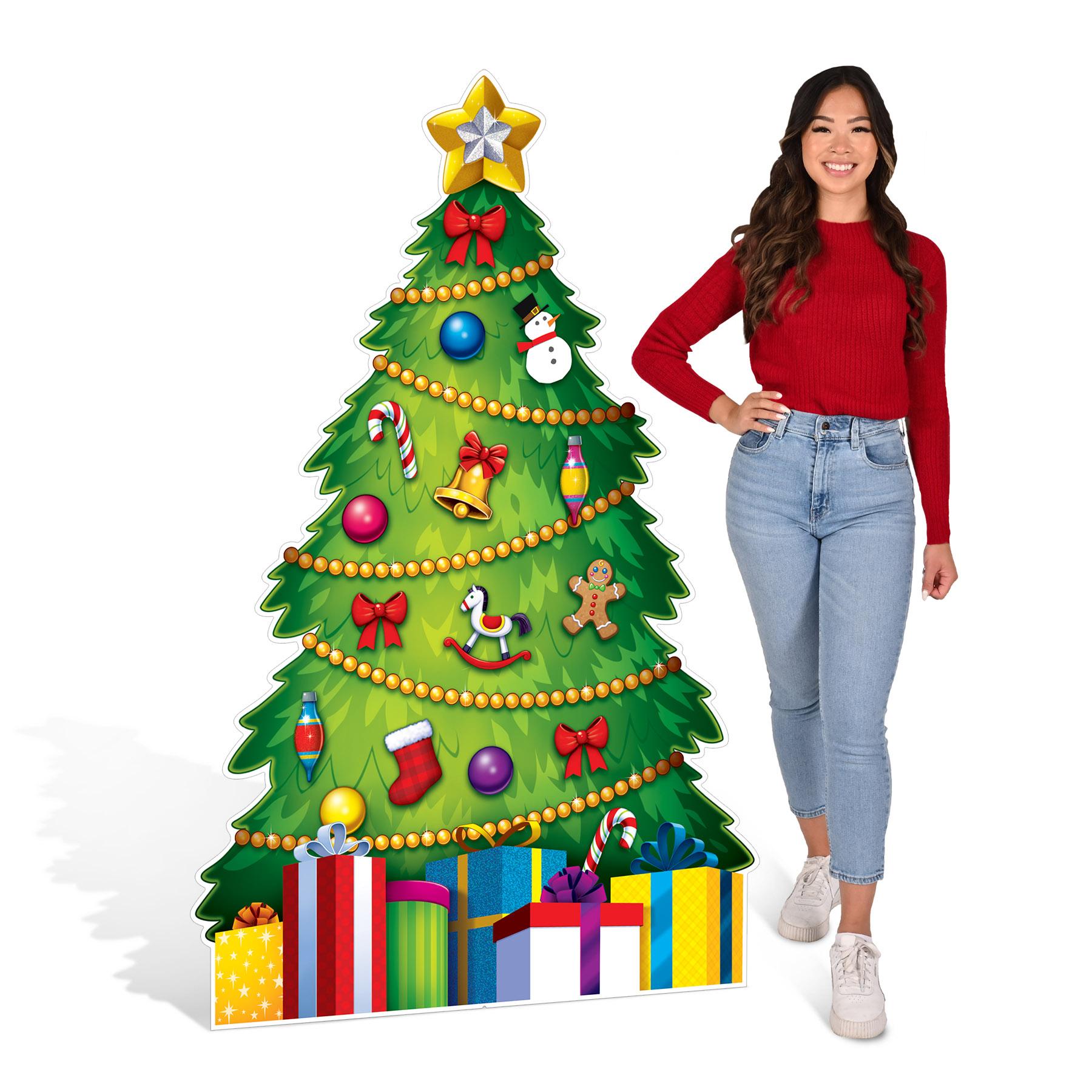 Beistle Christmas Tree Stand-Up Decoration
