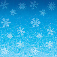 Bulk Frozen Snowflakes Backdrop Decoration (Case of 6) by Beistle