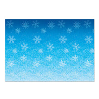 Beistle Christmas Snowflakes Backdrop