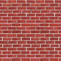 Bulk Christmas Brick Wall Backdrop Decoration (Case of 6) by Beistle
