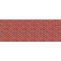 Beistle Christmas Brick Wall Backdrop