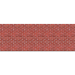 Beistle Christmas Brick Wall Backdrop