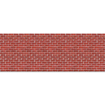 Beistle Christmas Brick Wall Backdrop