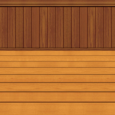 Beistle Christmas Floor/Wainscoting Backdrop