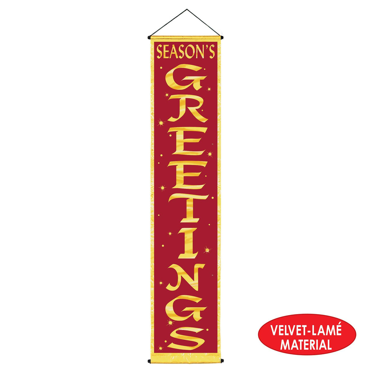 Season's Greetings Velvet-Laminated Door Panel