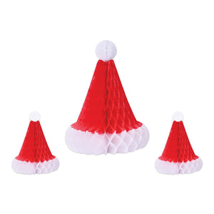 Beistle Christmas Tissue Santa Hats (12 Per Case)