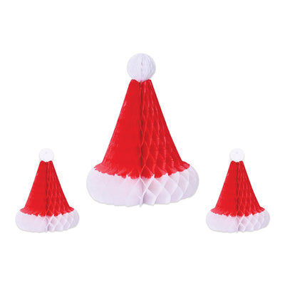 Beistle Christmas Tissue Santa Hats (12 Per Case)
