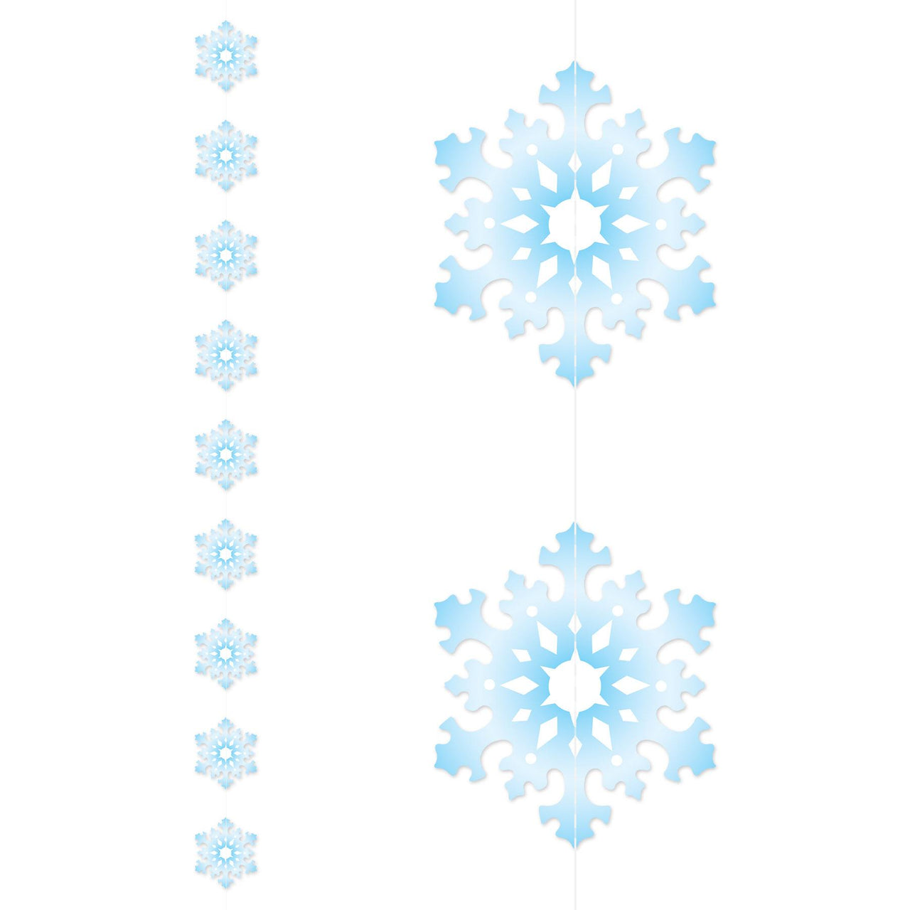 Snowflake Stringers (5 Per Package)