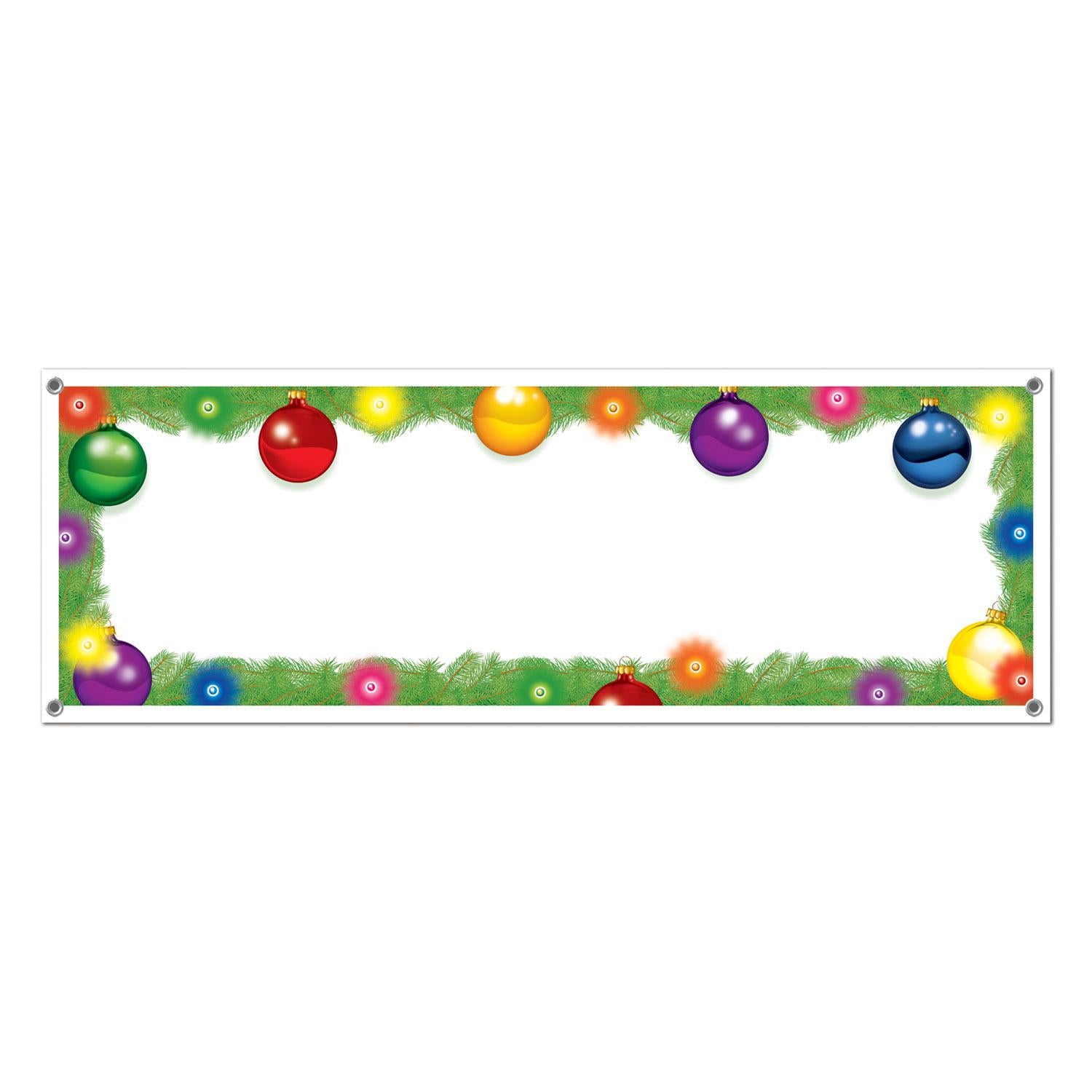Beistle Christmas Holiday Sign Banner
